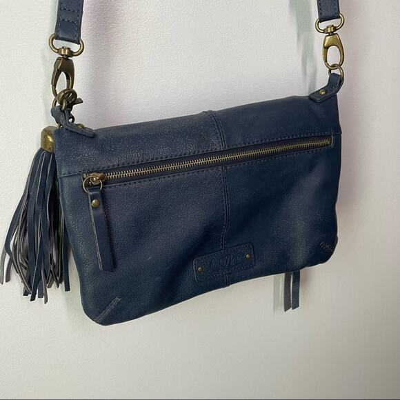 Lucky Brand Leather Fold Over Bag